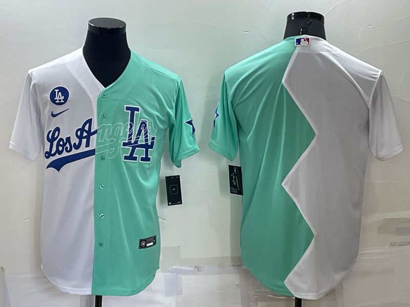 Men Los Angeles Dodgers Blank green white Nike 2022 MLB Jersey